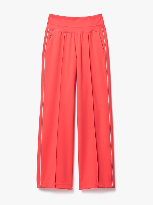 Image number 7 showing, Venice High Rise Track Stripe Wide Leg Pant