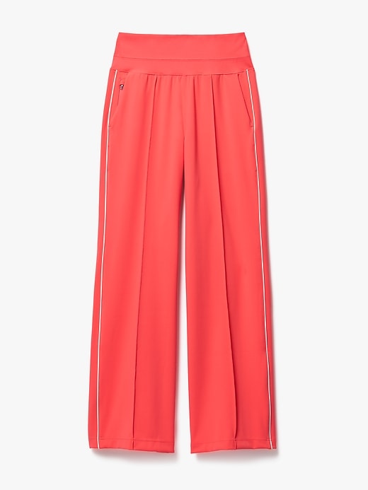 Image number 7 showing, Venice High Rise Track Stripe Wide Leg Pant