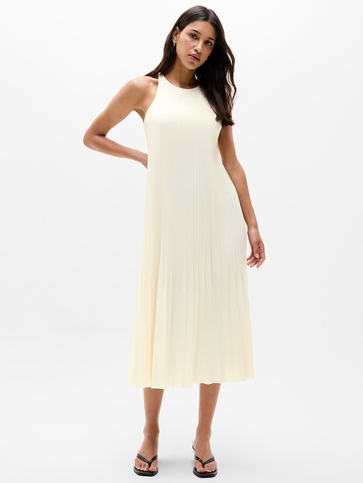 Image number 1 showing, Featherweight Plissé Dress