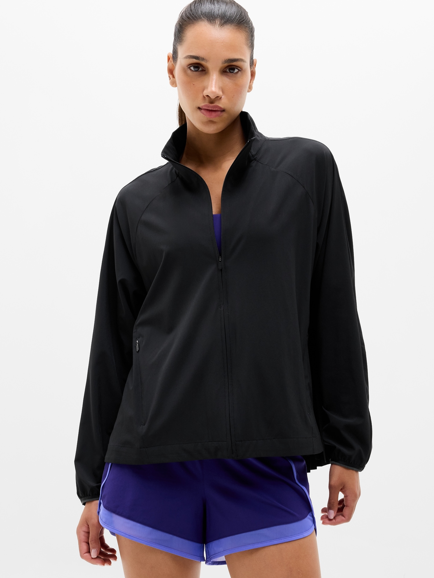 Featherweight Plissé Jacket