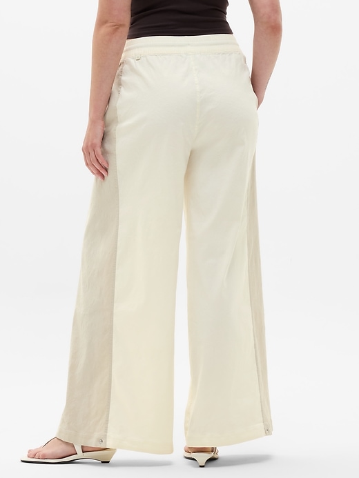 Image number 3 showing, SuperLinen Blend Palazzo Pant