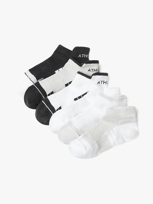 Image number 1 showing, Athleta Girl Everyday Ankle Sock 6-Pack
