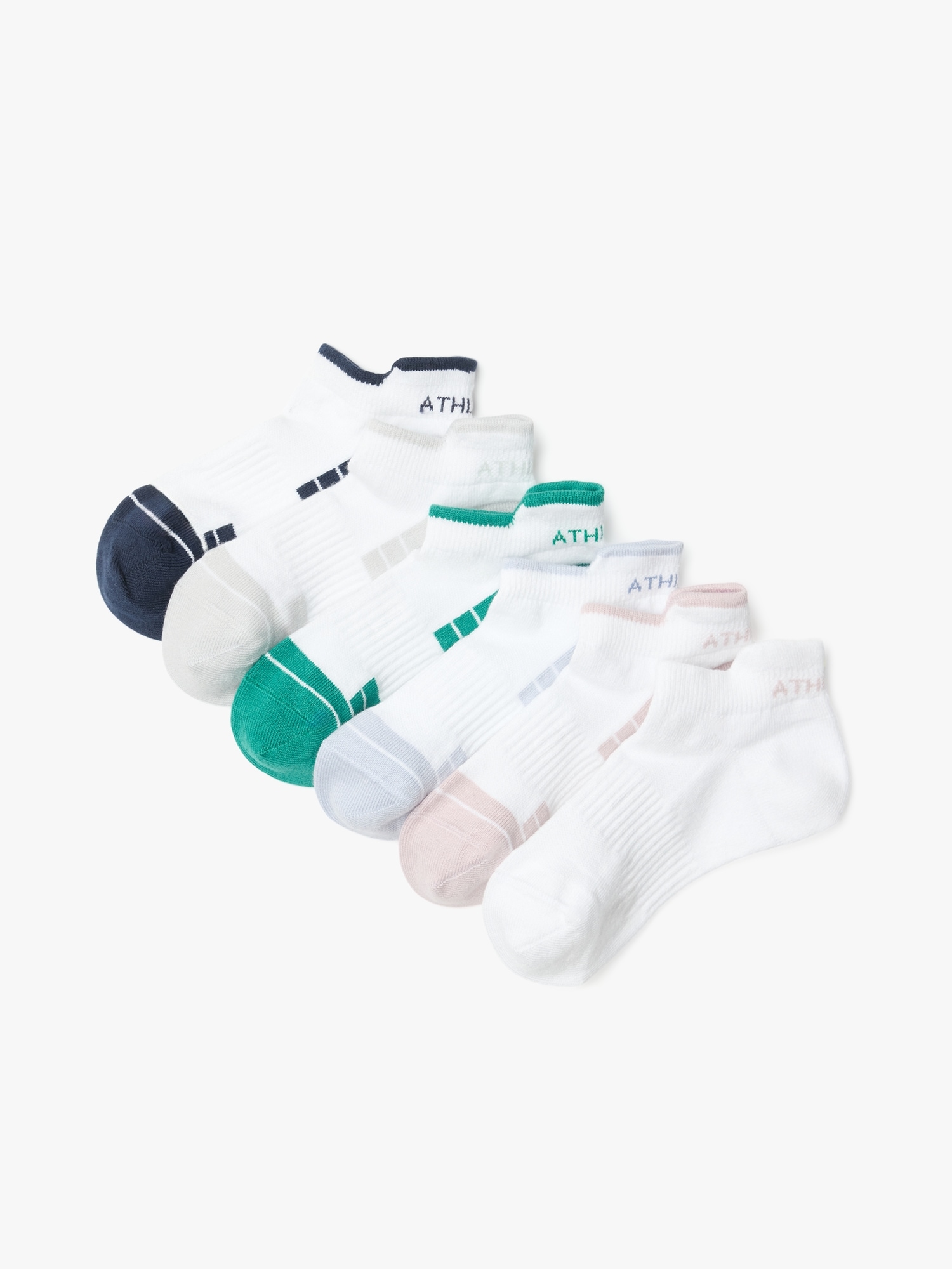 Athleta Girl Everyday Ankle Sock 6-Pack