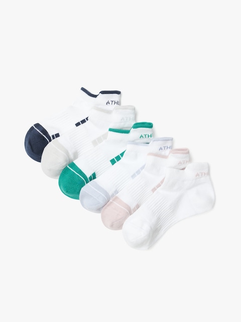 Athleta Girl Everyday Ankle Sock 6-Pack