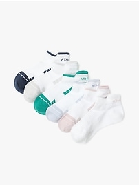 Image number 1 showing, Athleta Girl Everyday Ankle Sock 6-Pack