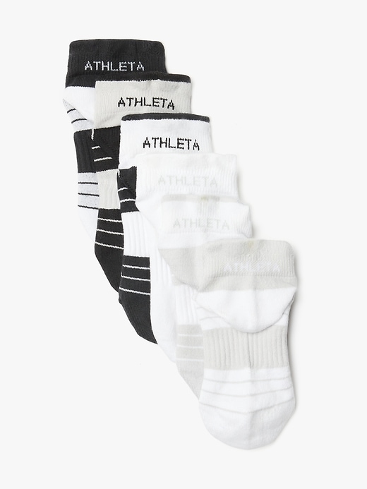 Image number 2 showing, Athleta Girl Everyday Ankle Sock 6-Pack