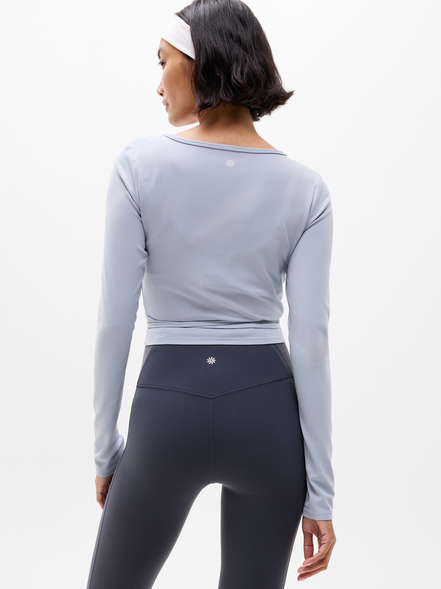 Transcend Wrap Crop Top