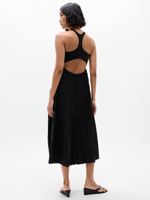 Image number 2 showing, Featherweight Plissé Dress