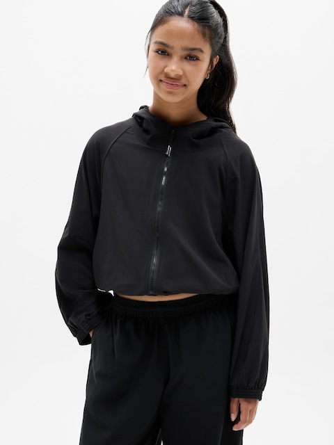 Athleta Girl Run Free Hooded Jacket