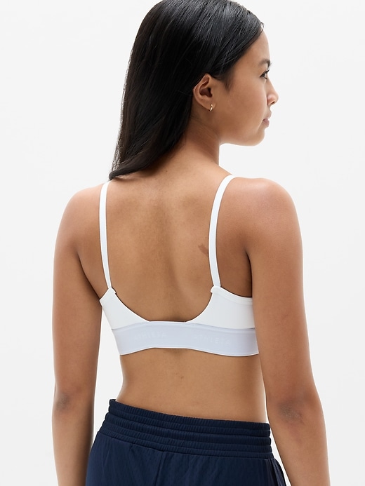 Image number 2 showing, Athleta Girl High Speed Logo Adjustable Bra