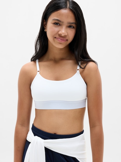 Athleta Girl High Speed Logo Adjustable Bra