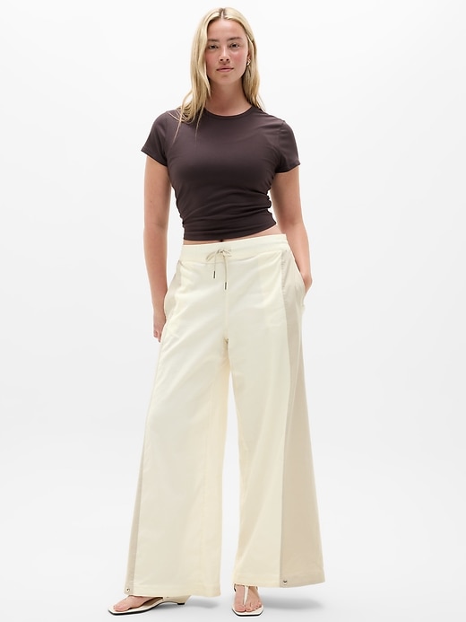 Image number 3 showing, SuperLinen Blend Palazzo Pant