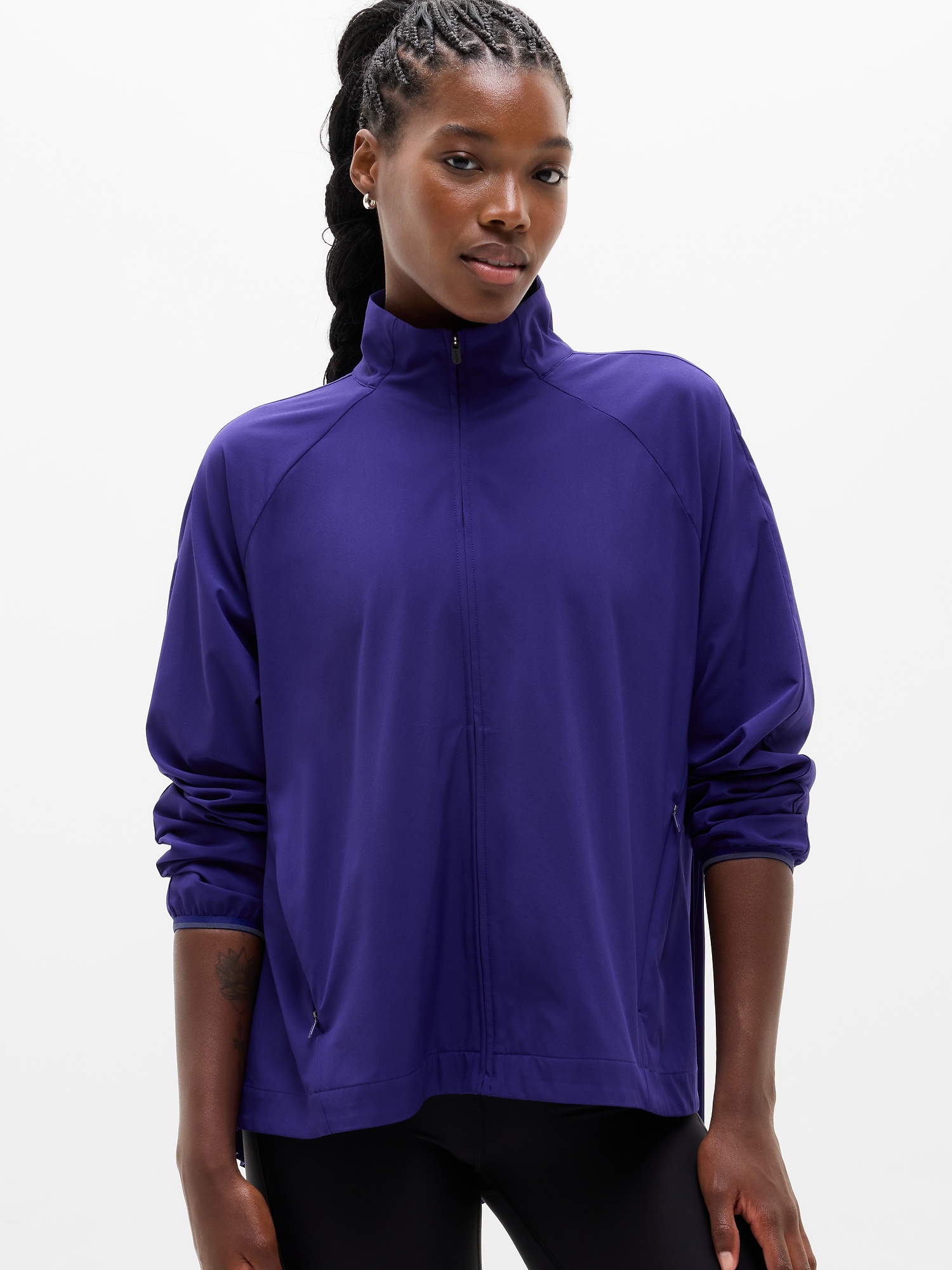 Featherweight Plissé Jacket