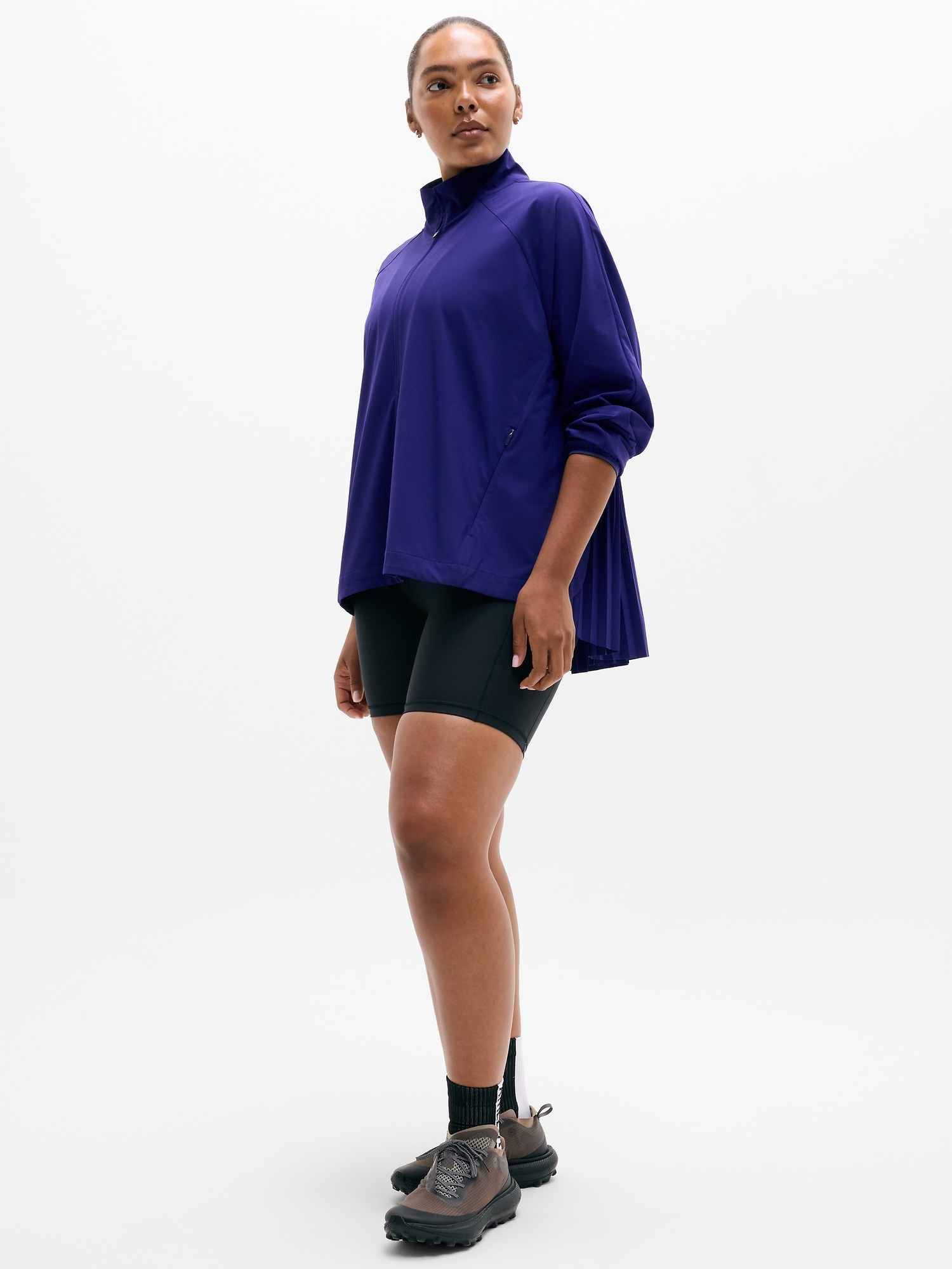 Featherweight Plissé Jacket