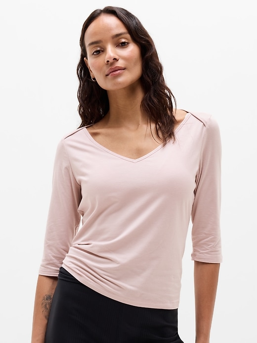 Image number 1 showing, Foundation Midi Sleeve Tee