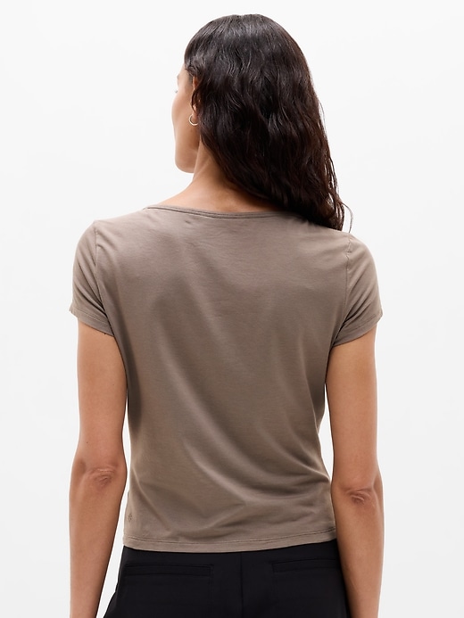 Image number 3 showing, Foundation Cap Sleeve Tee