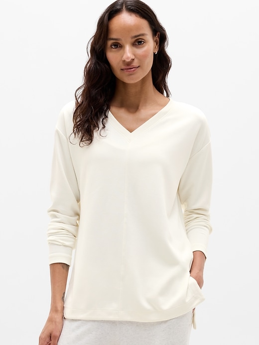Image number 1 showing, Seasoft V Neck Sweatshirt