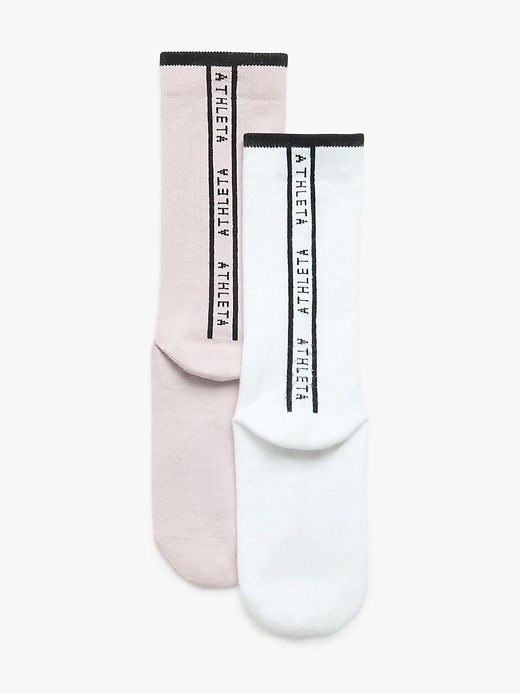 Image number 3 showing, Athleta Novelty Crew Sock 2-Pack