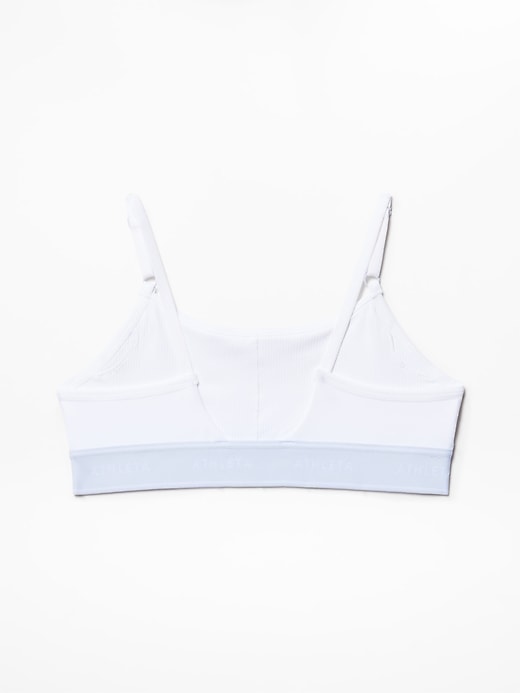 Image number 4 showing, Athleta Girl High Speed Logo Adjustable Bra
