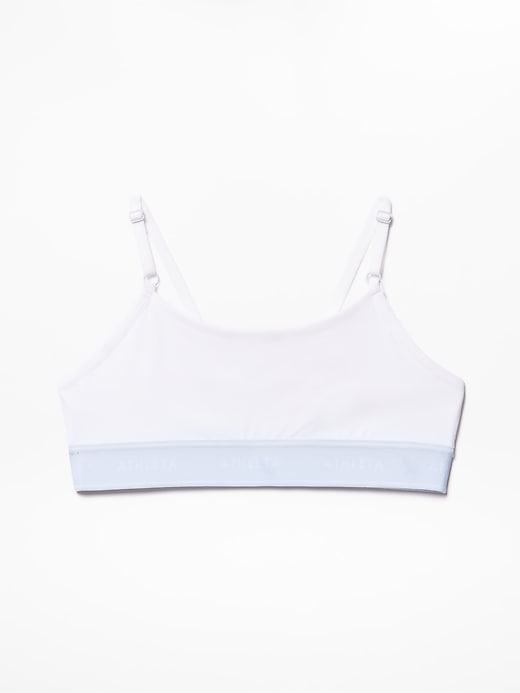 Image number 3 showing, Athleta Girl High Speed Logo Adjustable Bra