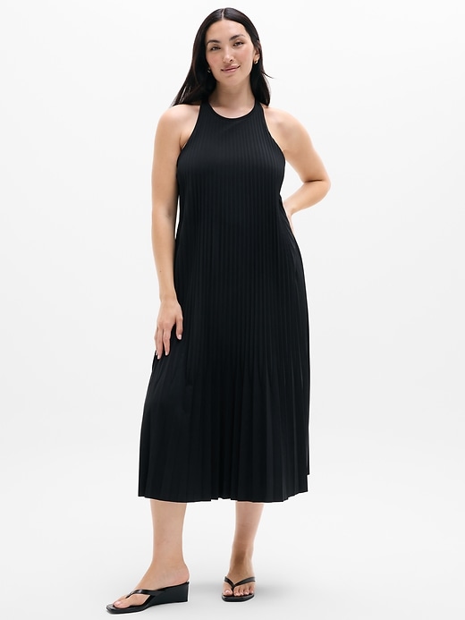 Image number 4 showing, Featherweight Plissé Dress