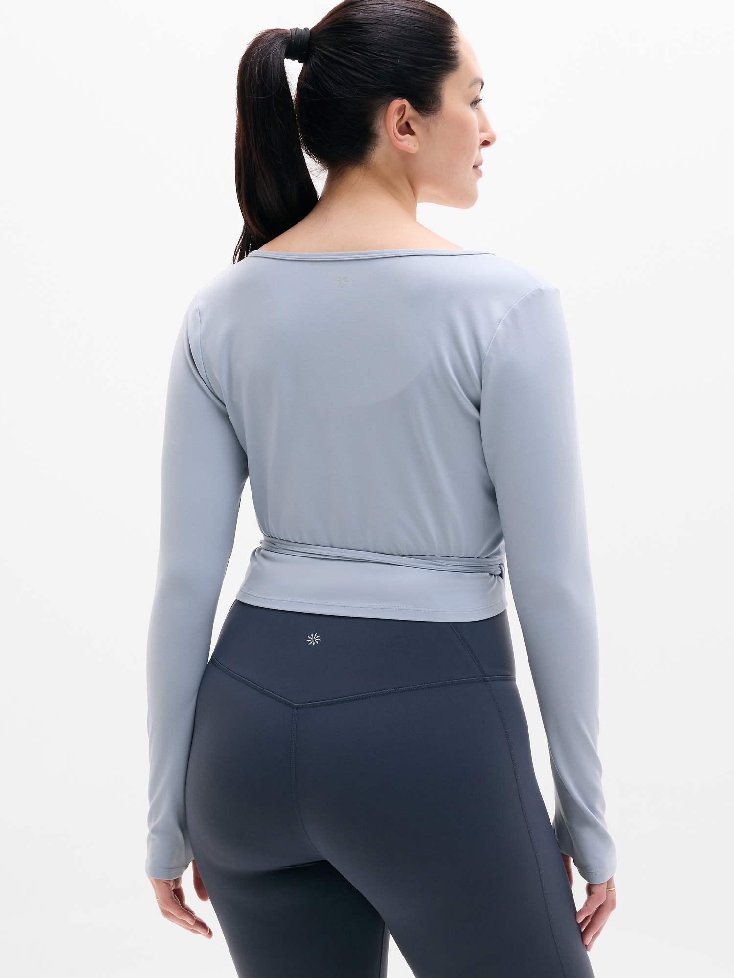 Transcend Wrap Crop Top