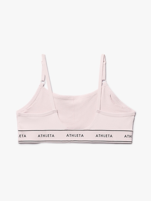 Image number 4 showing, Athleta Girl High Speed Logo Adjustable Bra