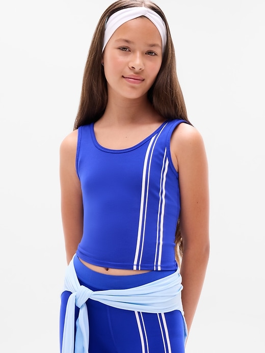 Image number 1 showing, Athleta Girl Scoop Longline Graphic Bra