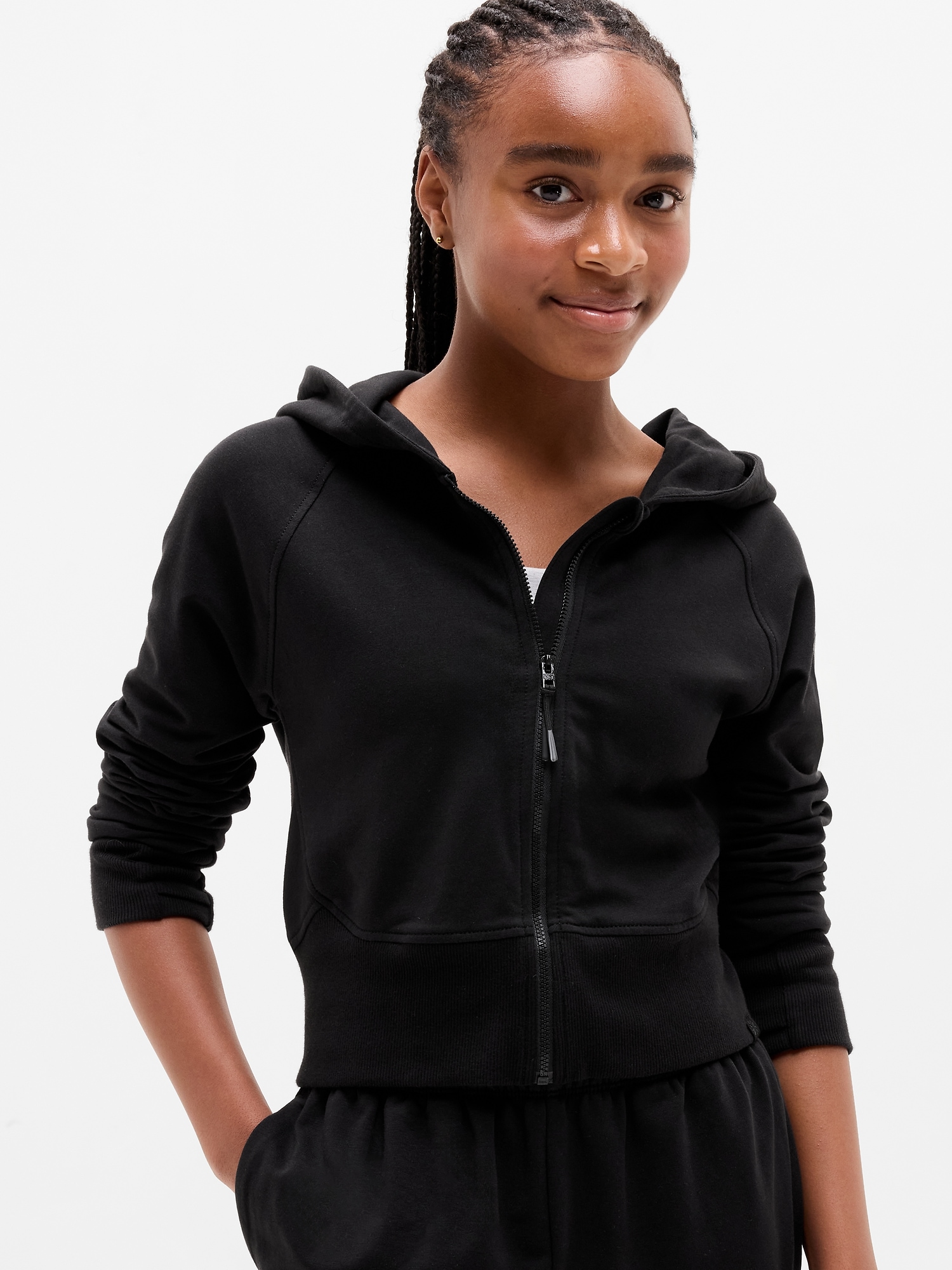 Hooded Wrap Sweatshirt | Athleta
