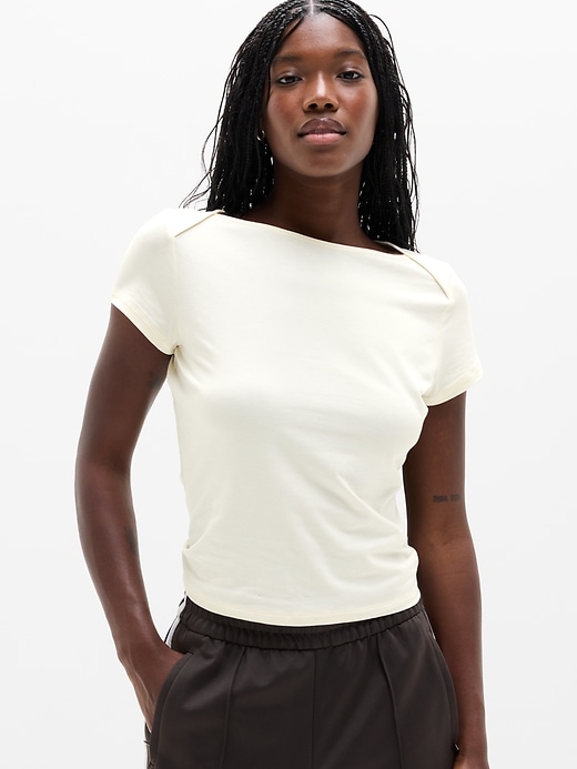 Image number 1 showing, Foundation Cap Sleeve Tee