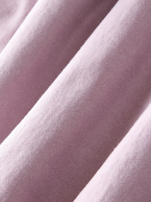 Image number 4 showing, Airy Cotton Terry Snow Wash Capri