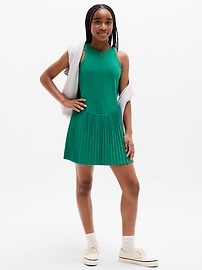 Image number 2 showing, Athleta Girl Pleat Perfect Dress