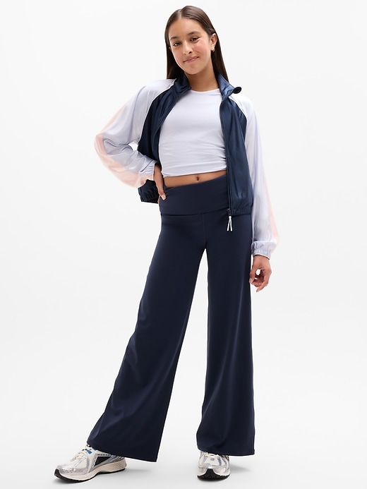 Image number 1 showing, Athleta Girl Chit Chat Roll Waistband Puddle Pant