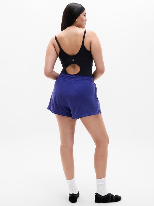 Image number 5 showing, Airy Cotton Terry Snow Wash Shortie