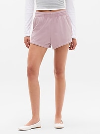 Image number 2 showing, Airy Cotton Terry Snow Wash Shortie