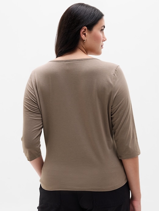 Image number 4 showing, Foundation Midi Sleeve Tee