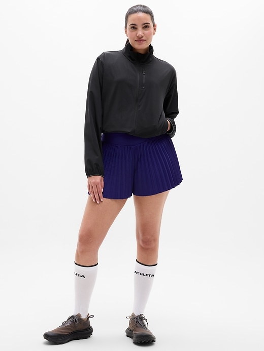 Image number 5 showing, Featherweight Plissé Run Short