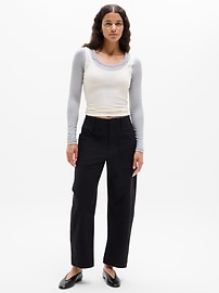 Image number 2 showing, Perfect Rib Layered Top