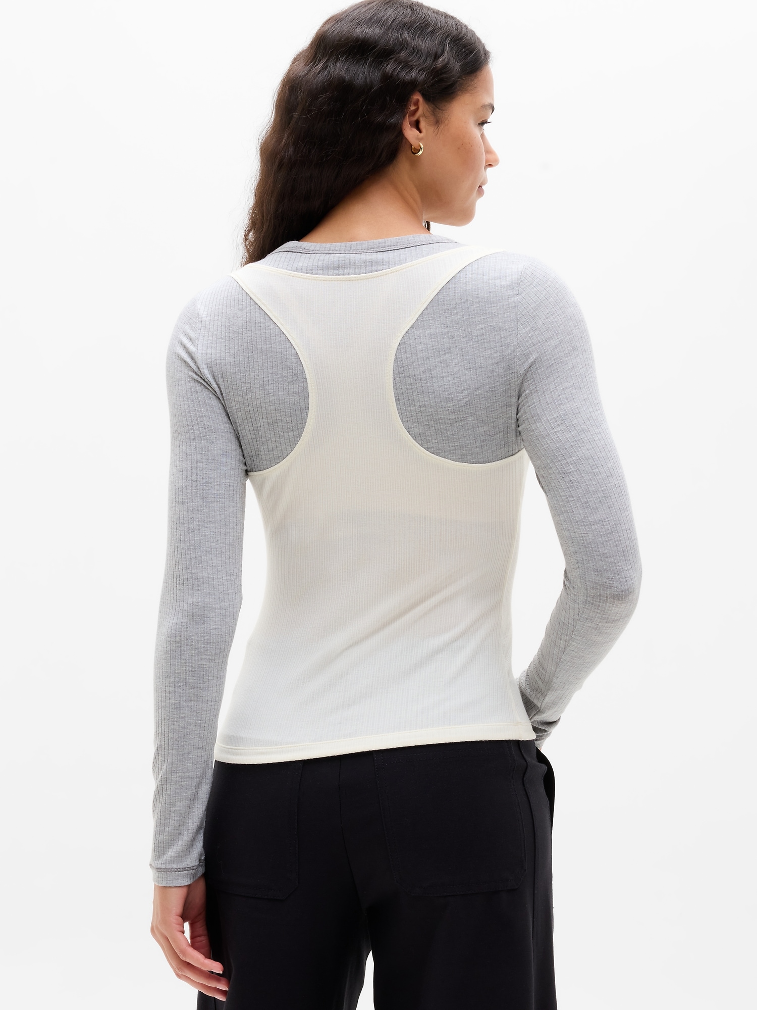 Perfect Rib Layered Top