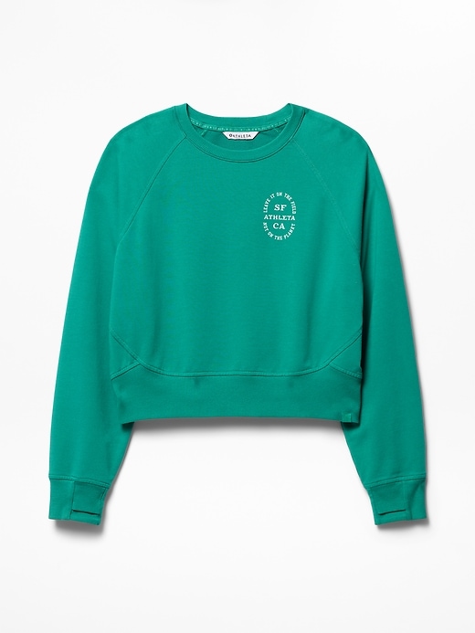 Image number 4 showing, Athleta Girl All Day Crewneck Sweatshirt