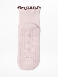 Image number 2 showing, Ruffle Grip Sock