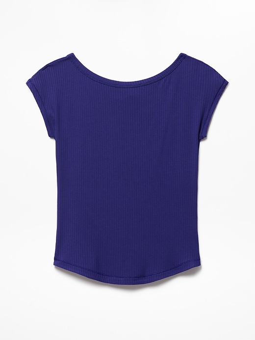 Image number 7 showing, Perfect Rib Boatneck Tee