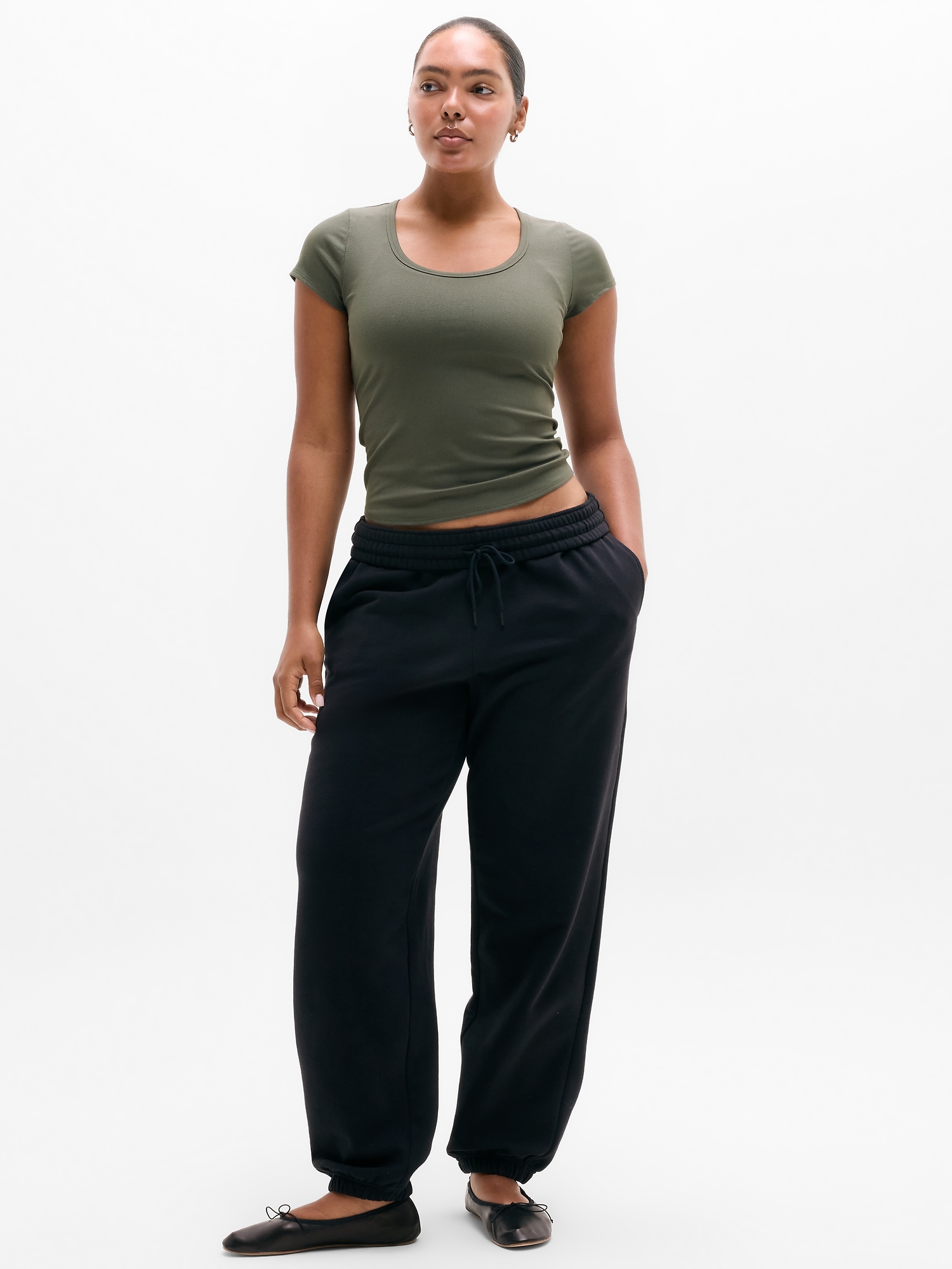 Signature Rib Scoop Tee