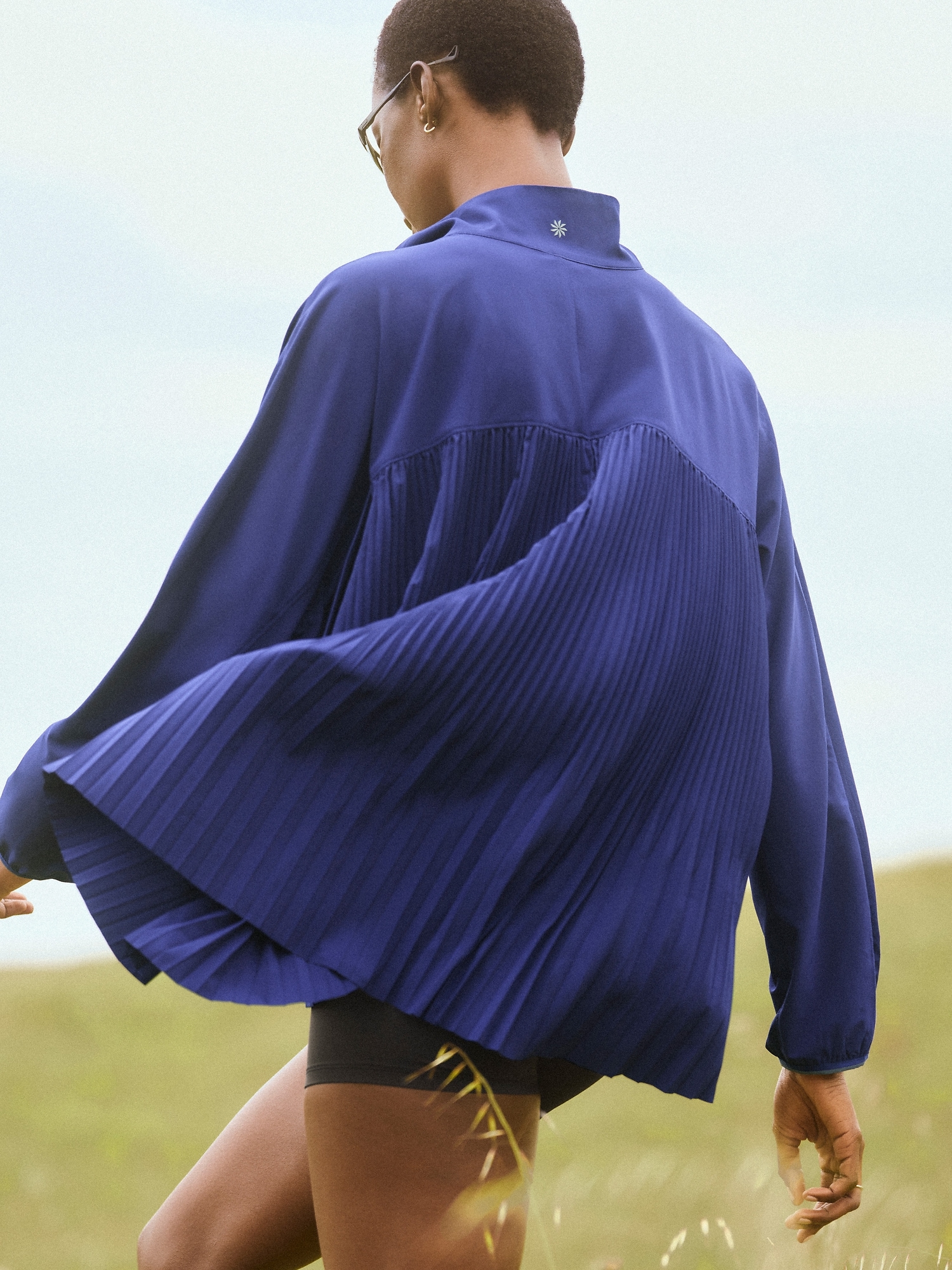 Featherweight Plissé Jacket