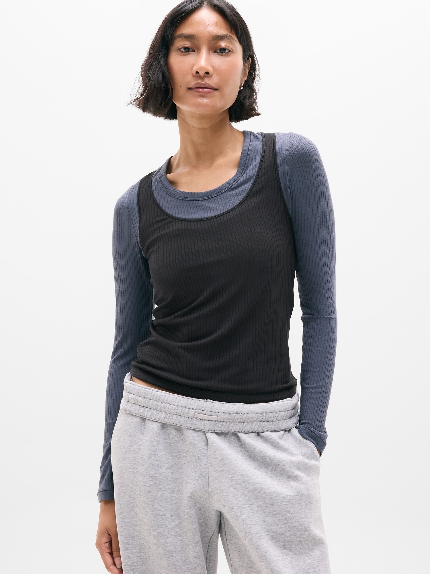 Perfect Rib Layered Top
