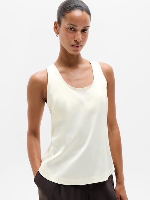 Featherweight Satin Tank