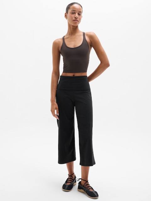 Eternity Rib Crop Wide Leg
