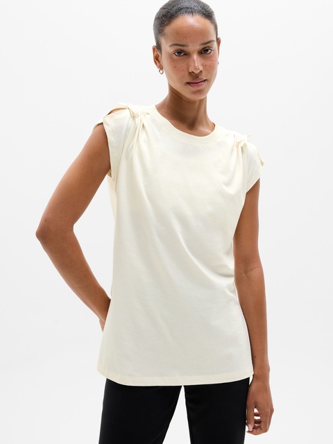 Favorite Cotton Cinched Tee