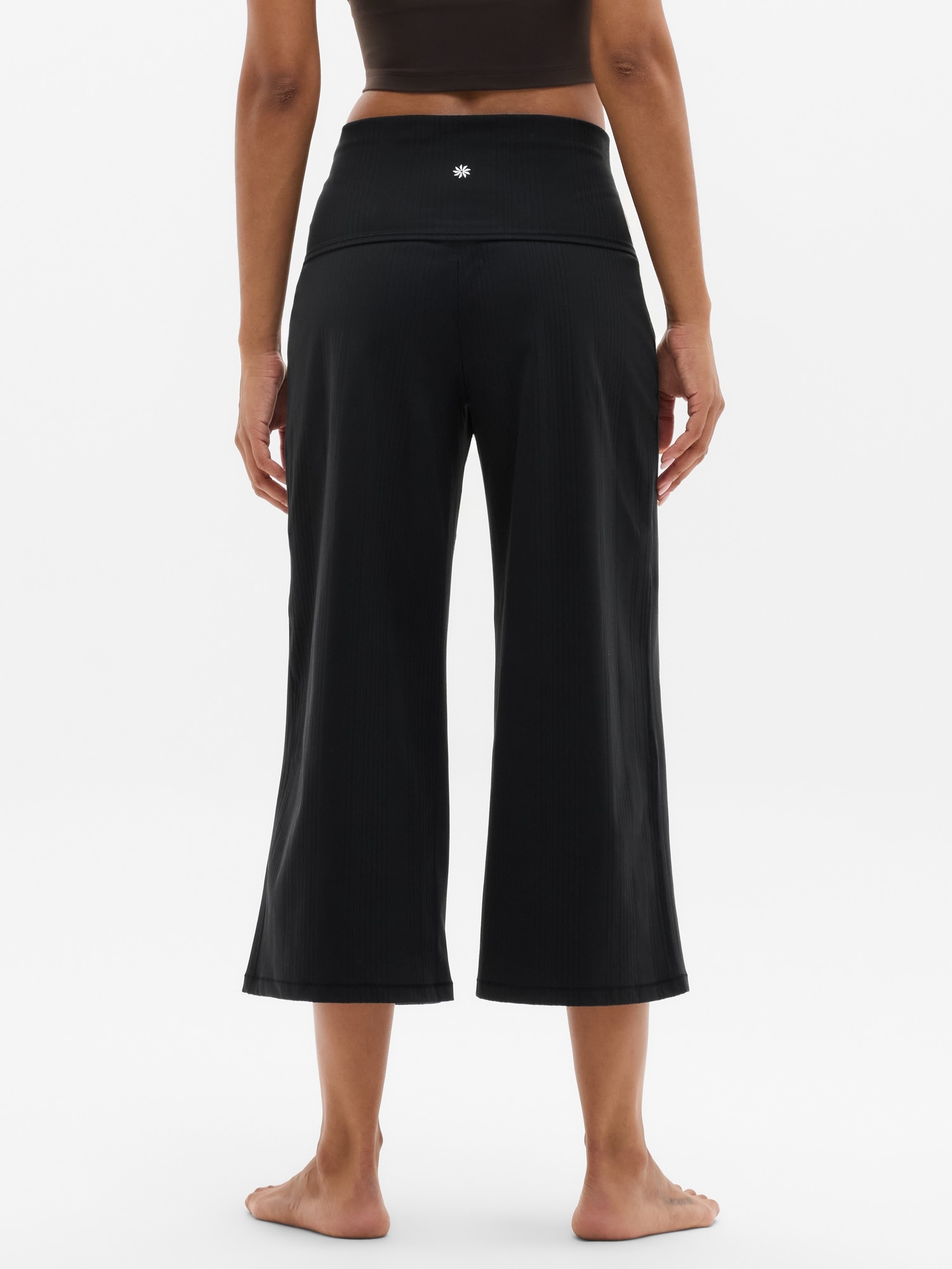 Eternity Rib Crop Wide Leg