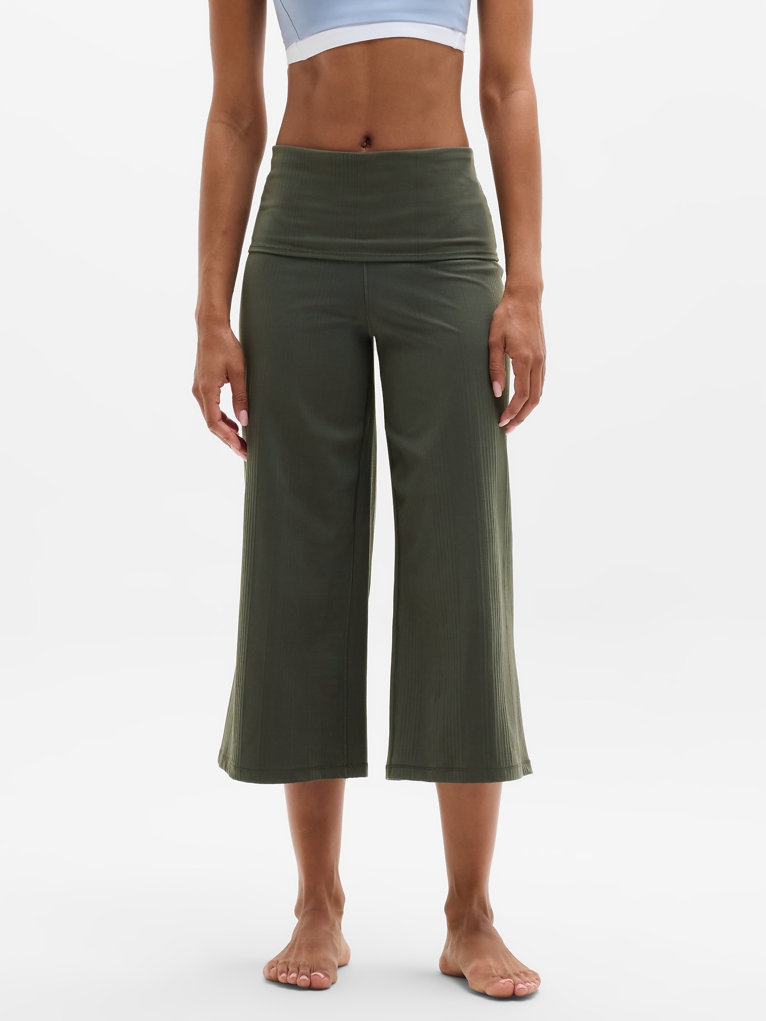 Eternity Rib Crop Wide Leg